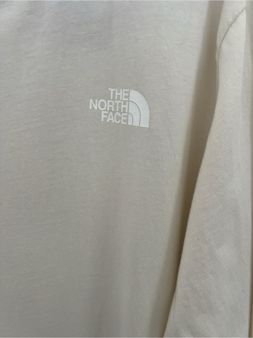 The North Face Men’s XXL Long Sleeve Graphic Shirt Cream NWT - Picture 4 of 8